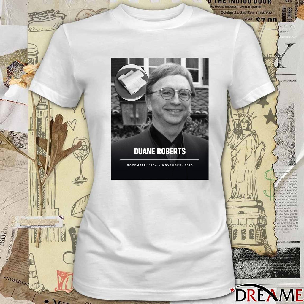 Duane Roberts The Inventor Of The Frozen Burrito Has Died At 88 Years Old 1936 – 2025 Poster t-shirt