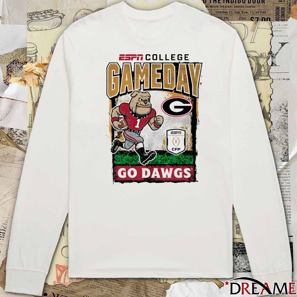 ESPN College Gameday ’25-’26 Georgia Bulldogs Go Dawgs Mascot t-shirt