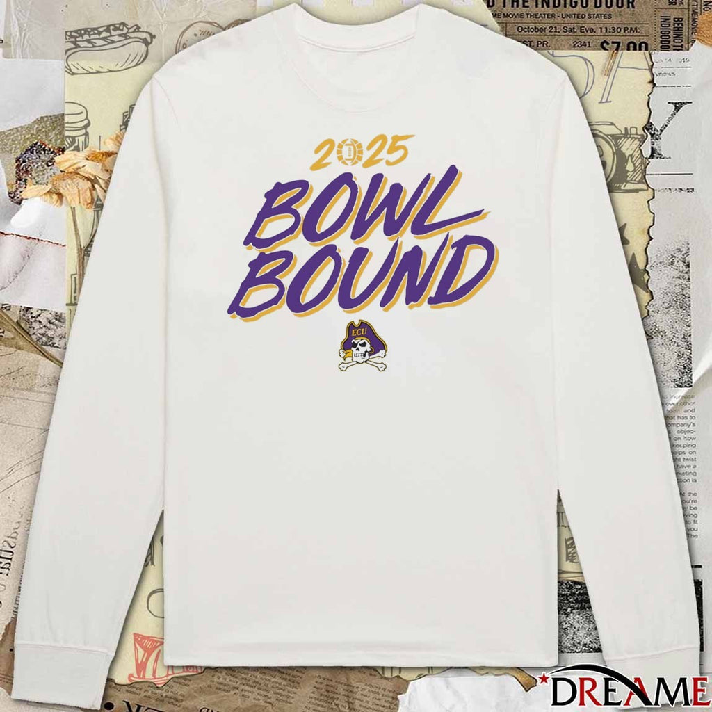 East Carolina Pirates Football NCAA 2025 Bowl Bound t-shirt