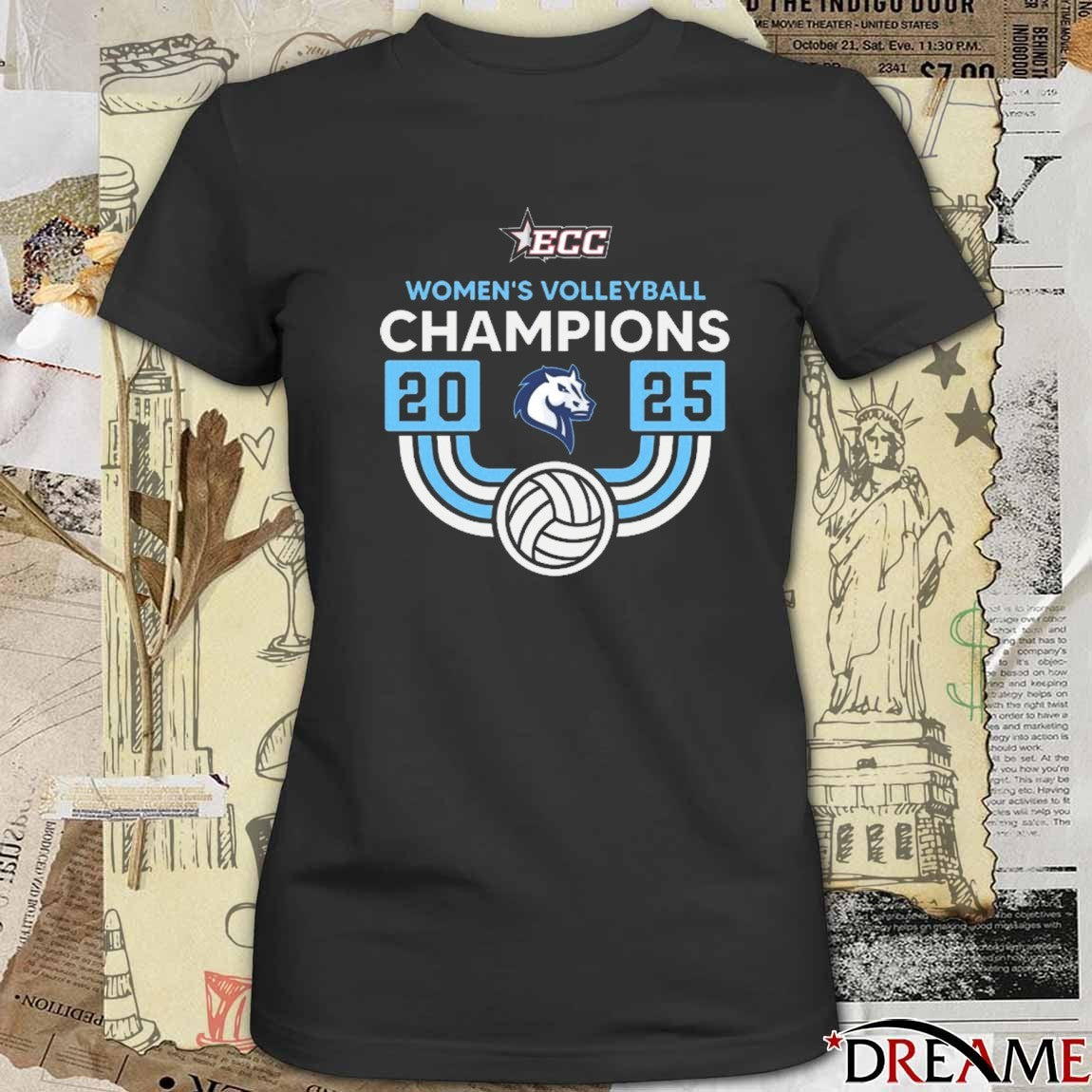 East Coast Conference Mercy Women’s Volleyball Championship 2025 – 2026 t-shirt