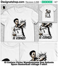 El Codazo Victor Wembanyama San Antonio Spurs Basketball vintage shirt