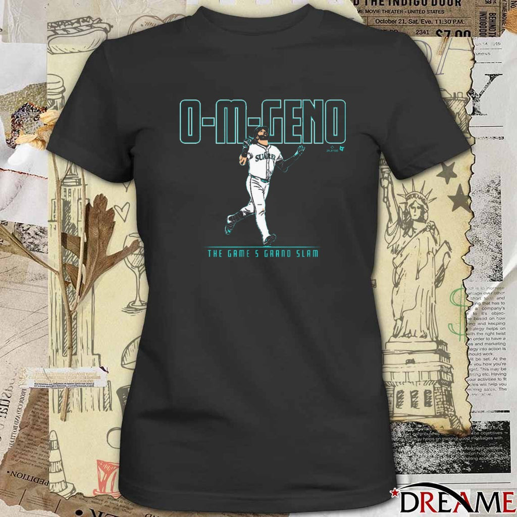 Eugenio Suarez O-M-Geno The Game 5 Grand Slam Seattle Mariners MLB t-shirt