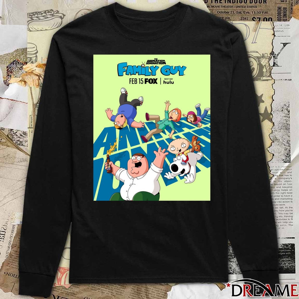 FOX Animation Domination Family Guy February 15 2026 Poster t-shirt