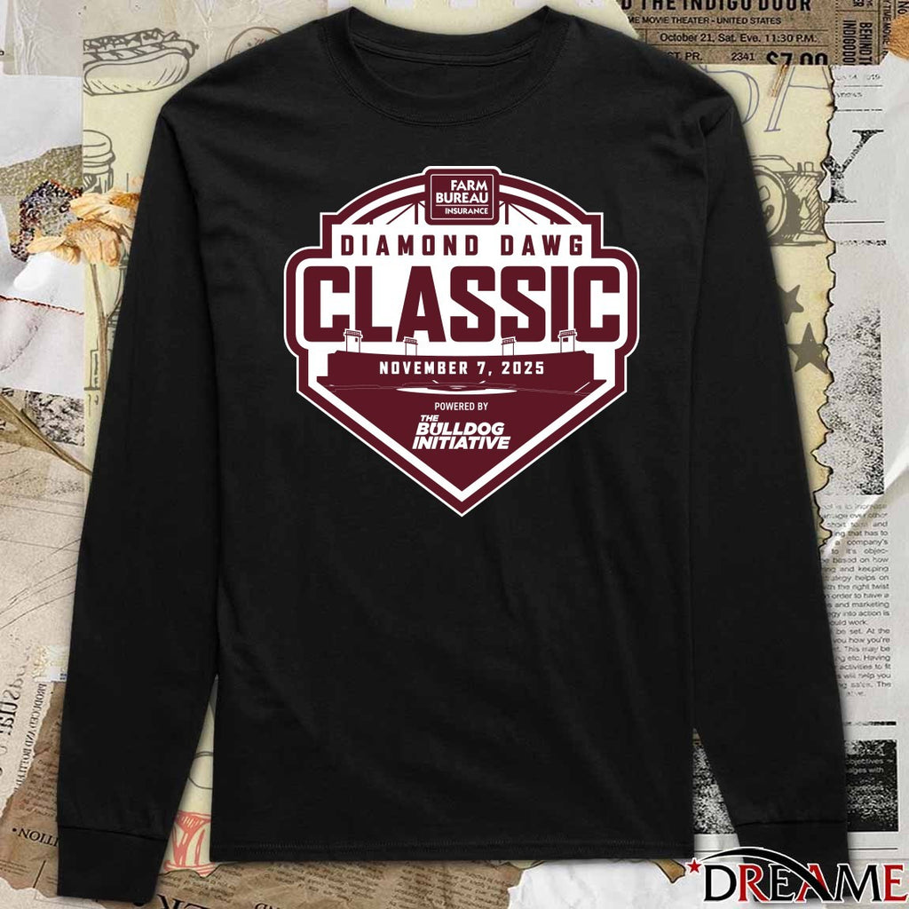 Farm Bureau Insurance Diamond Dawg Classic November 7, 2025 The Bulldog Initiative Logo t-shirt