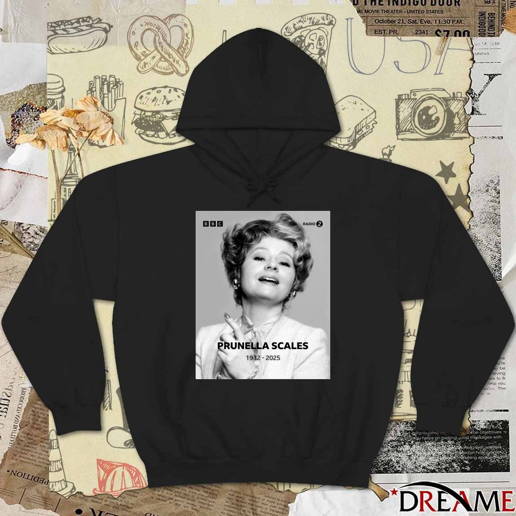 Fawlty Towers Actress Prunella Scales Has Sadly Died Aged 93 1932 – 2025 Poster t-shirt