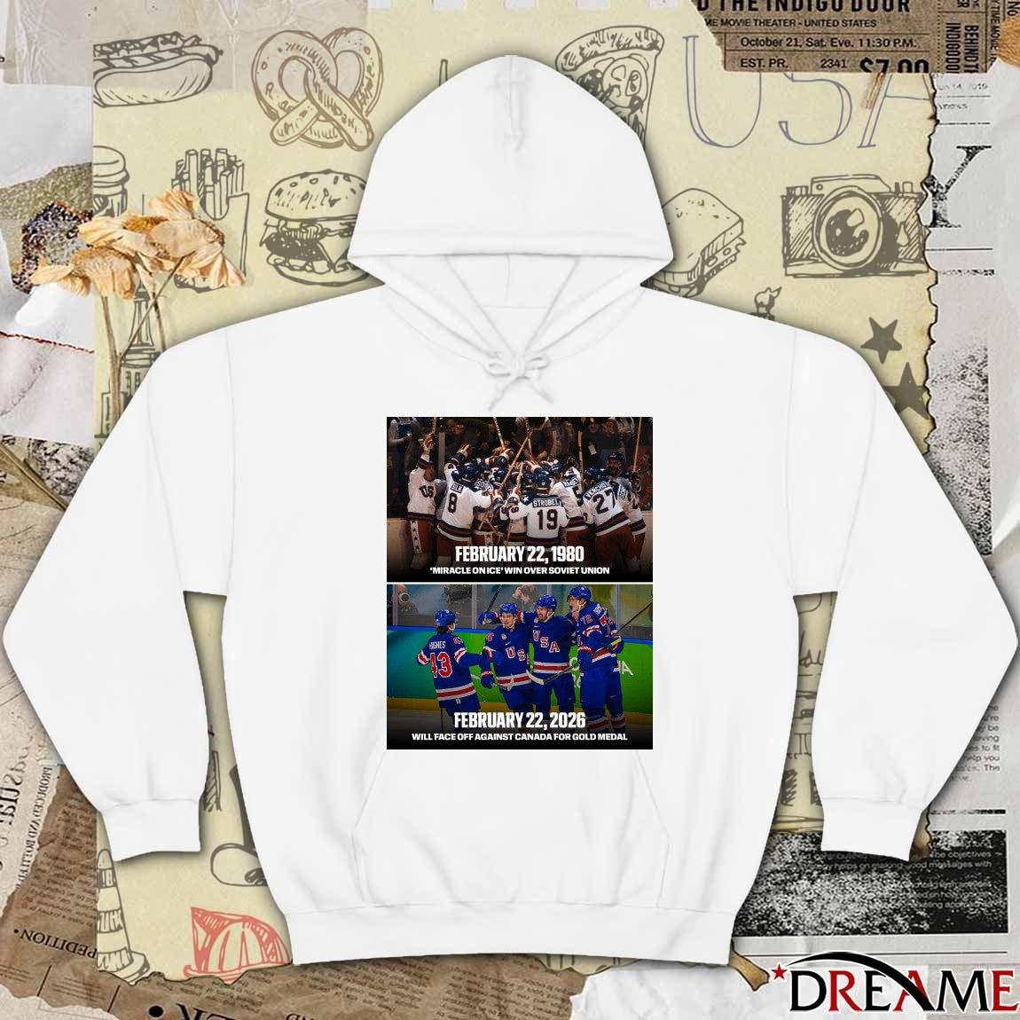 February 22 1980 Miracle On Ice Win Over Soviet Union – February 22 2026 Vill Face Off Against Canada For Gold Medal t-shirt