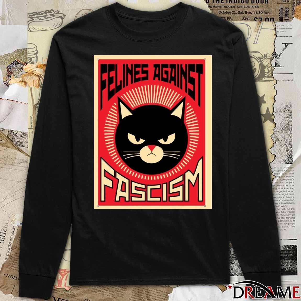 Felines Against Fascism Minneapolis 2026 t-shirt