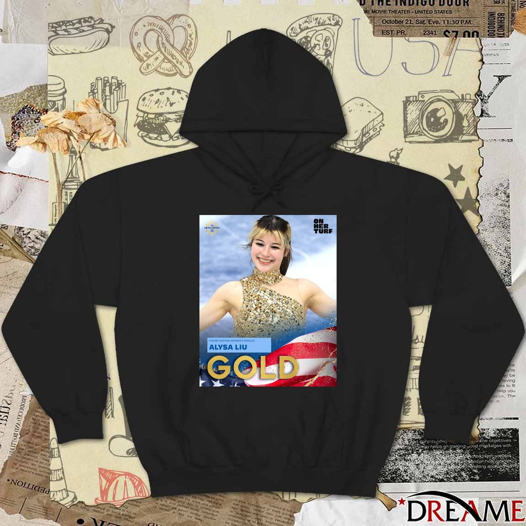 Figure Skating Women’s Singles Alysa Liu Gold Medals Olympic Milano Cortina 2026 t-shirt