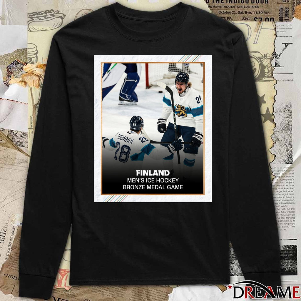 Finland outscores Slovakia Men’s Ice Hockey Bronze Medal Game 2026 Poster t-shirt