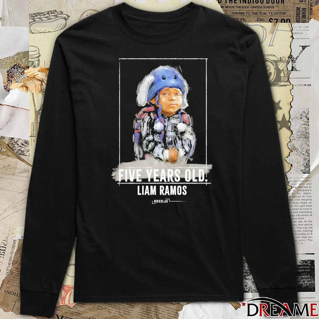 Five Years Old Free Liam Ramos t-shirt