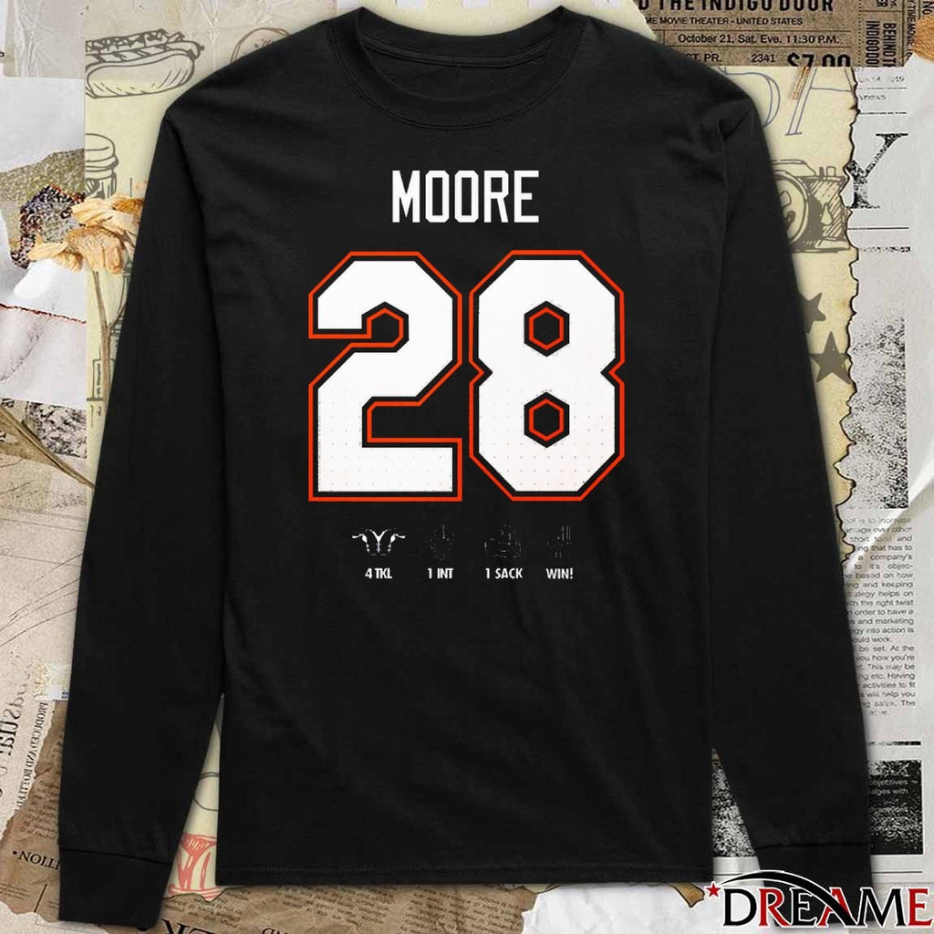 Florida Gators Devin Moore Number 28 4 TKL, 1 INT, 1 sack And A Win t-shirt