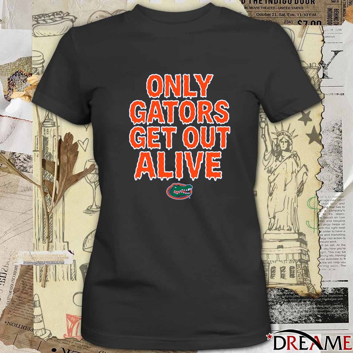 Florida Gators Football NCAA Only Gators Get Out Alive t-shirt
