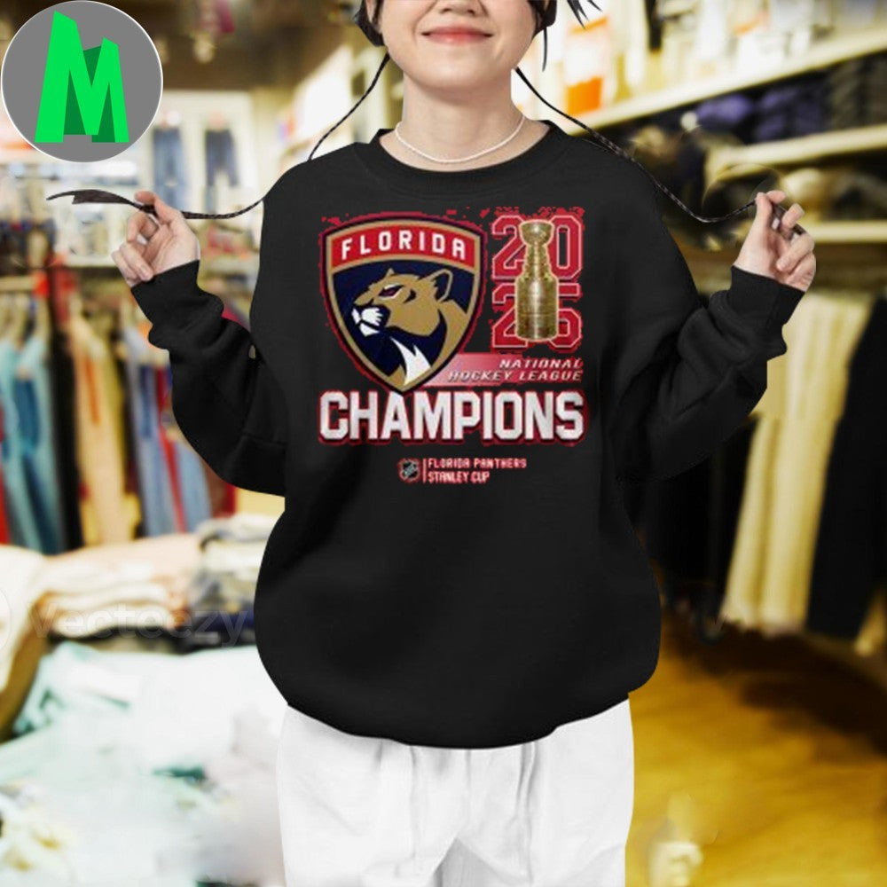 Florida Panthers 2025 Stanley Cup Back To Back Champions Shirt