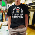 Florida Panthers Fanatics Black Two-Time Stanley Cup Champions Shirt