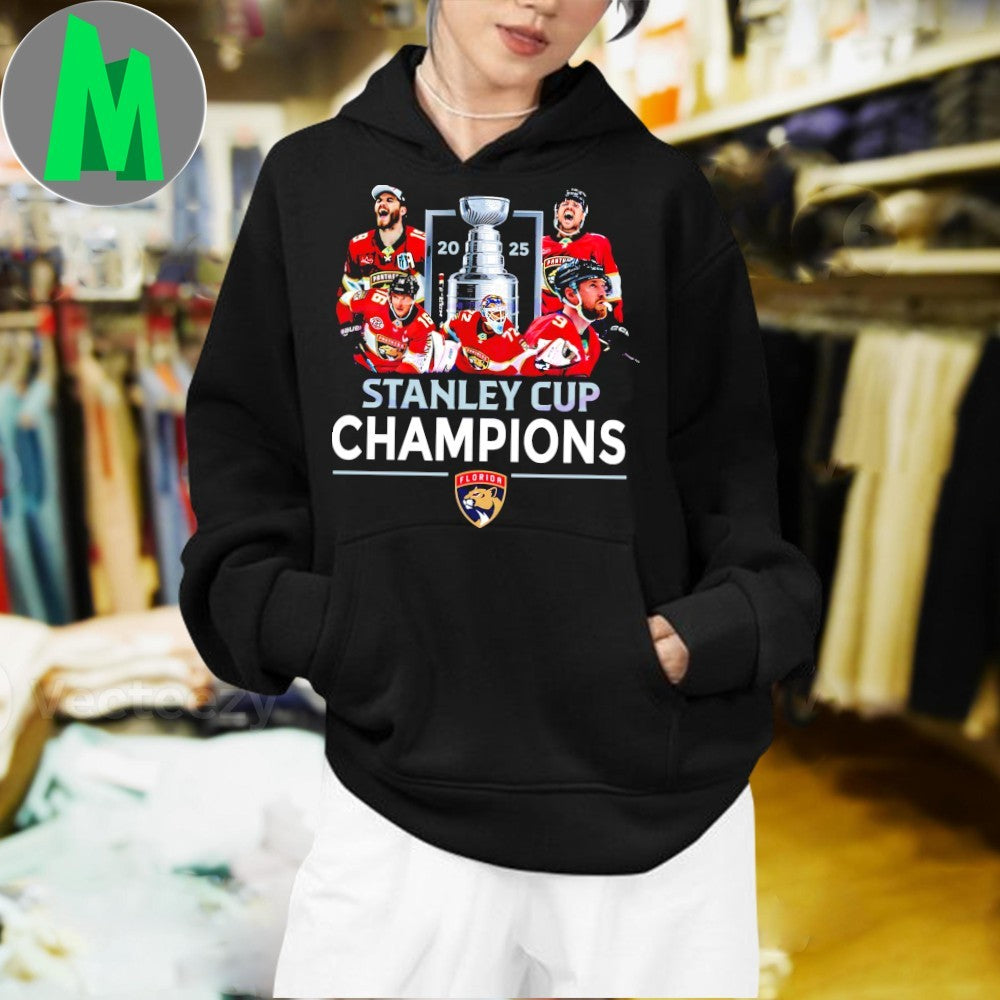 Florida Panthers Stanley Cup Champions 2025 Hockey Team Shirt