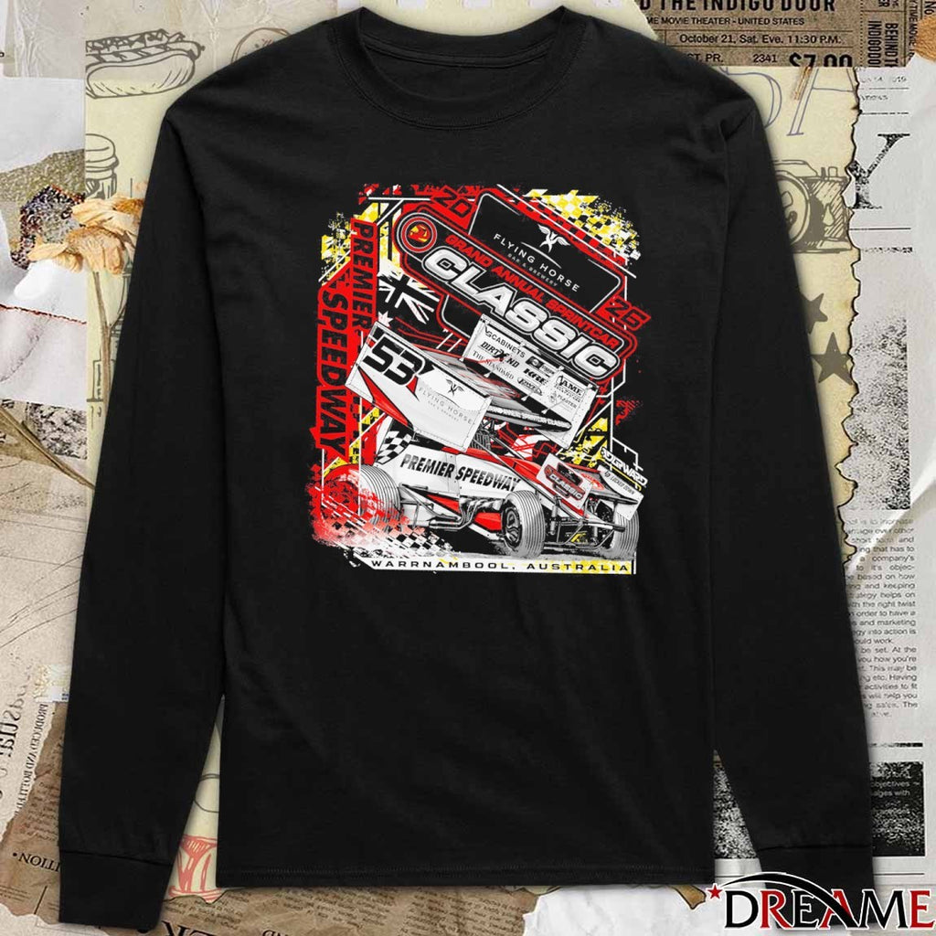 Flying Horse Grand Annual Sprintcar Classic Premier Speedway Warrnambool Australia 2026 t-shirt