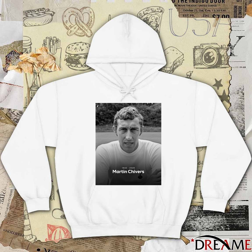 Former Tottenham Hotspur and England striker Martin Chivers has died aged 80 1945 – 2026 Poster t-shirt