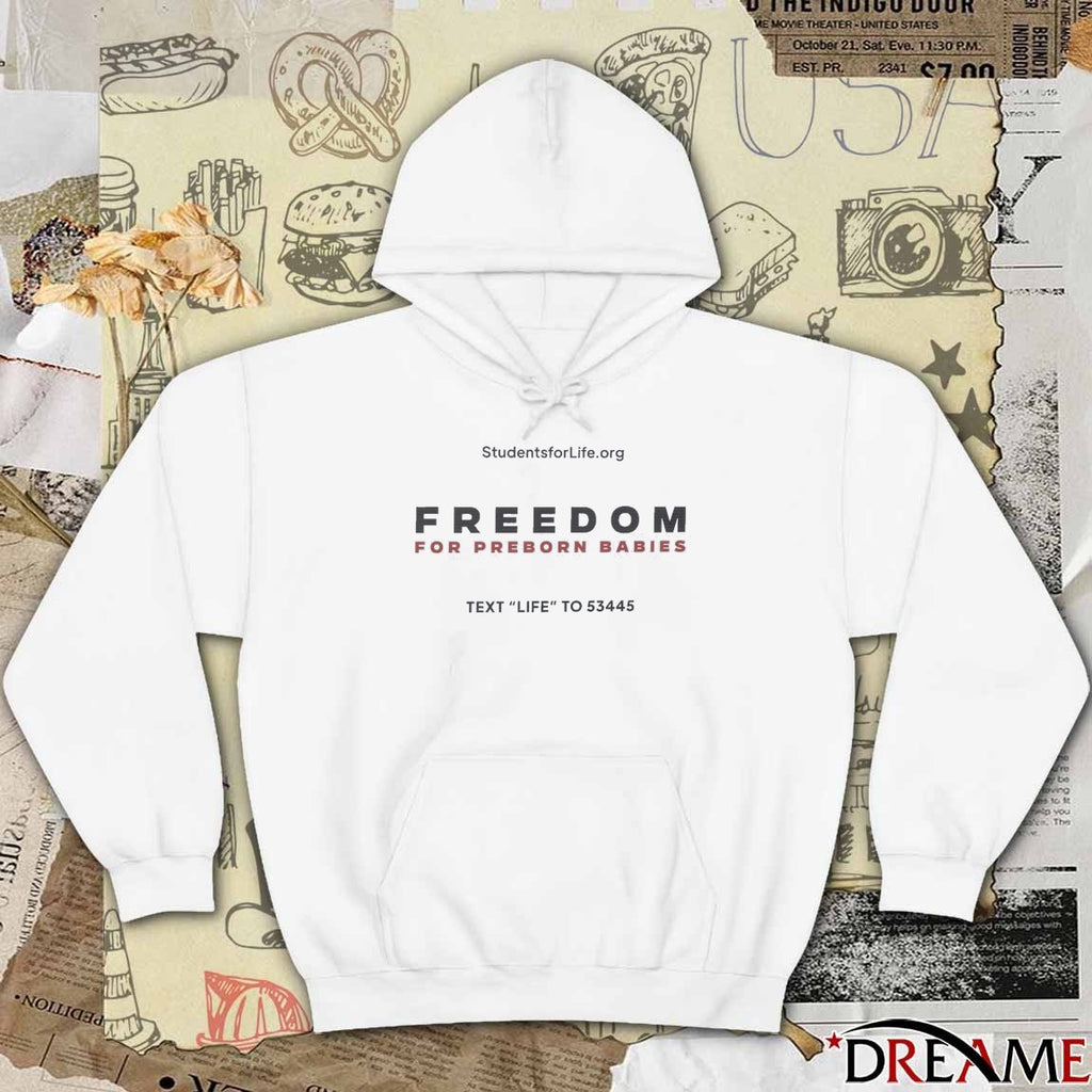 Freedom For Preborn Babies Text Life To 53445 March for Life 2026 t-shirt