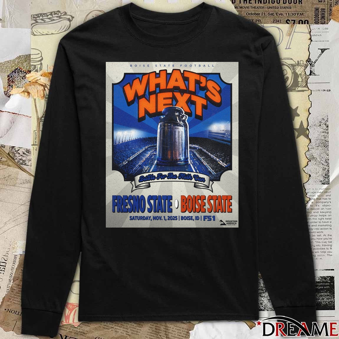 Fresno State Bulldogs Vs Boise State Broncos What’s Next November 1 2025 Poster t-shirt