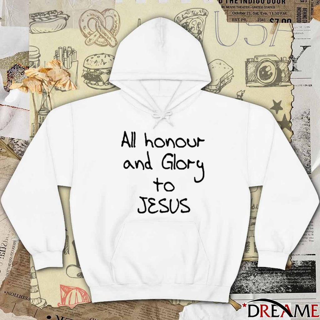 Gabriel Magalhães All Honour And Glory To Jesus t-shirt