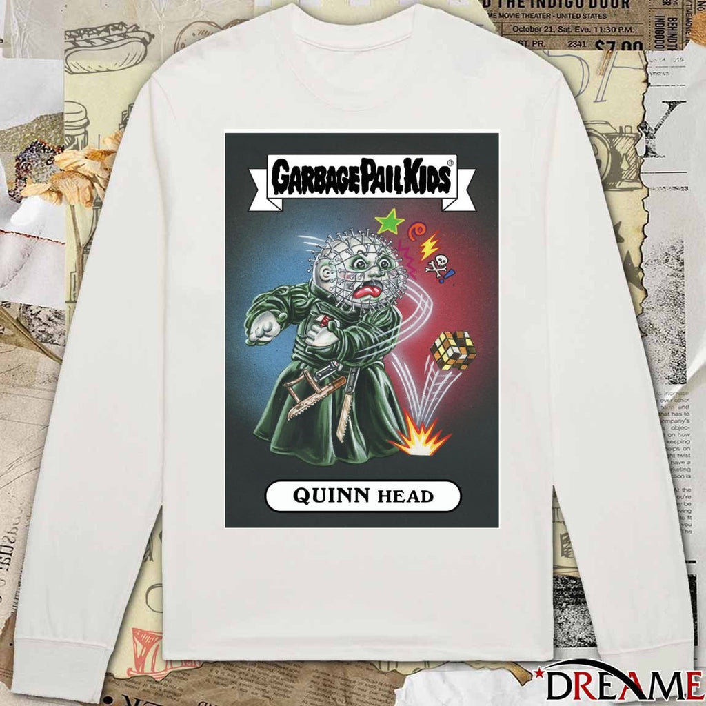 Garbage Pail Kids Hellraiser Pinhead Quinn Head 2025 Topps Card t-shirt