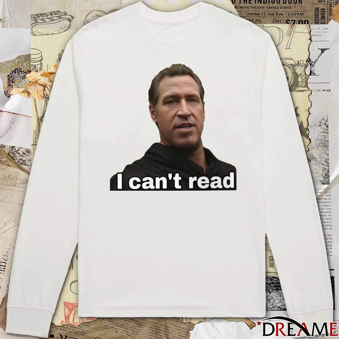 Gavin Newsom I Can’t Read Stacy is Right Meme 2026 t-shirt