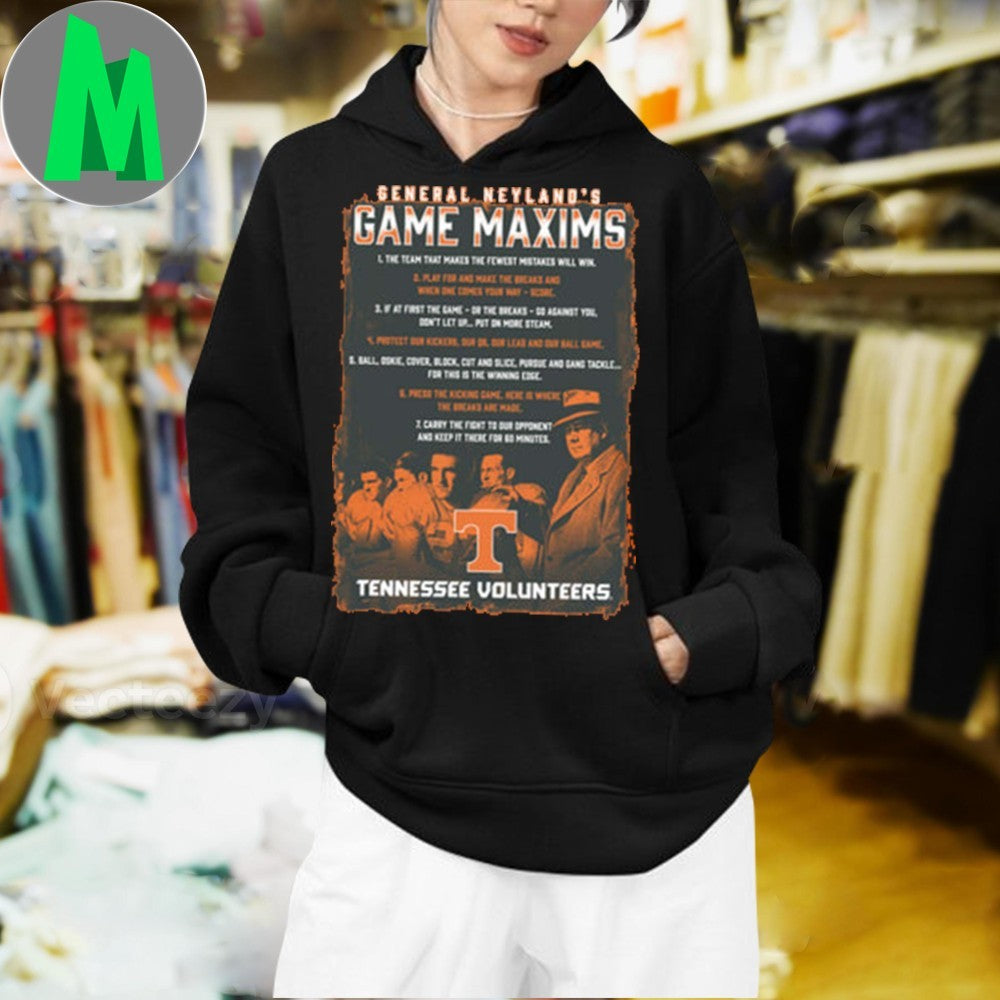 General Neyland Game Maxims Tennessee Volunteers Football T-Shirt