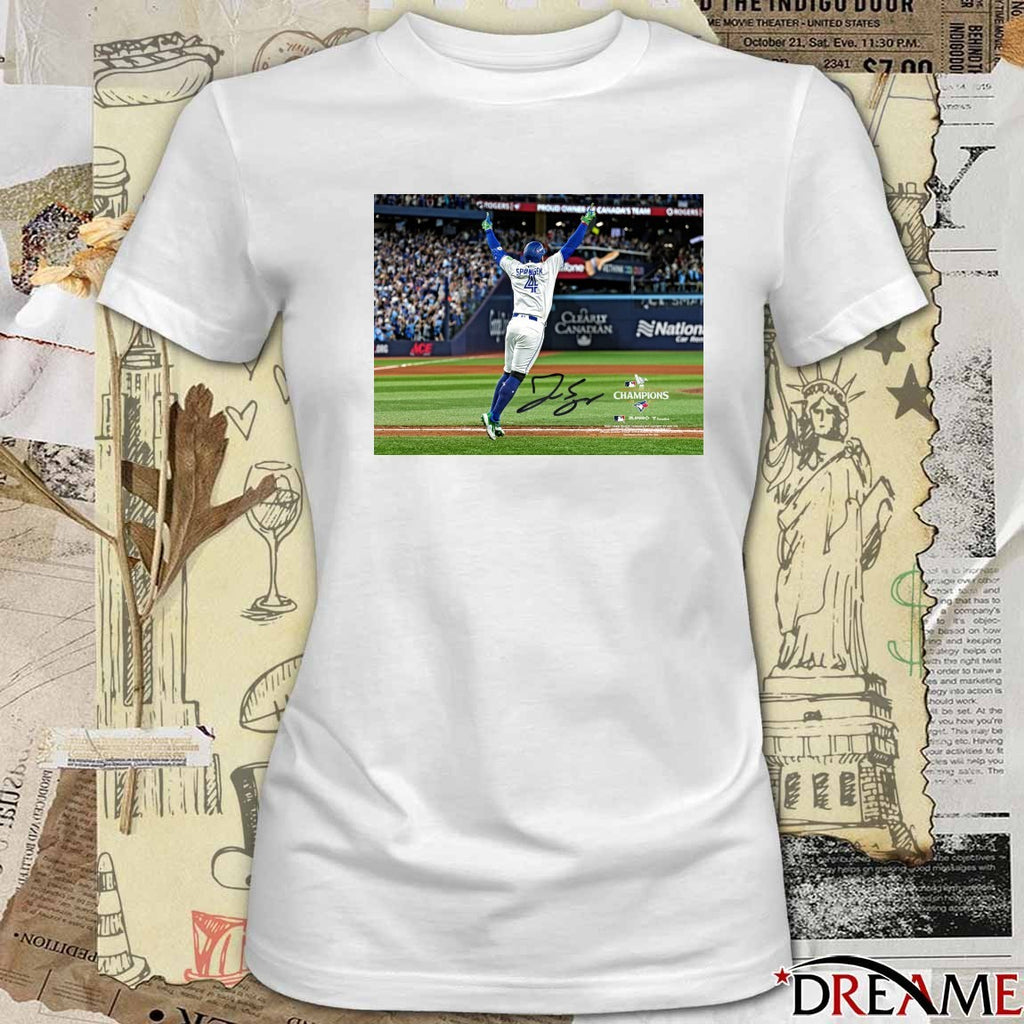 George Springer Toronto Blue Jays MLB 2025 ALCS Game 7 Game-Winning Home Run Signature t-shirt