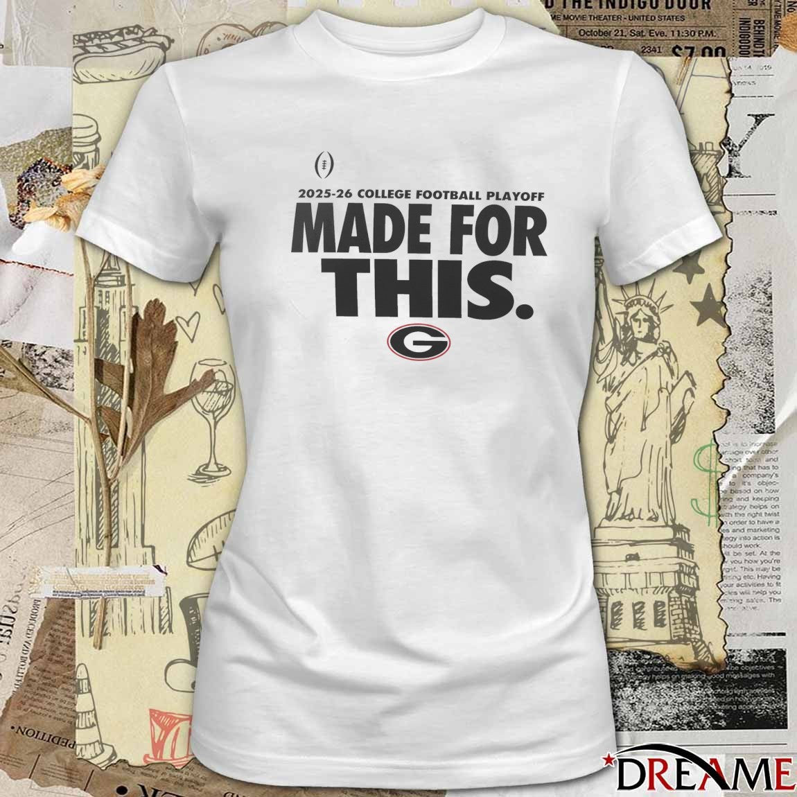 Georgia Bulldogs 2025-26 College Football Playoff Made For This t-shirt