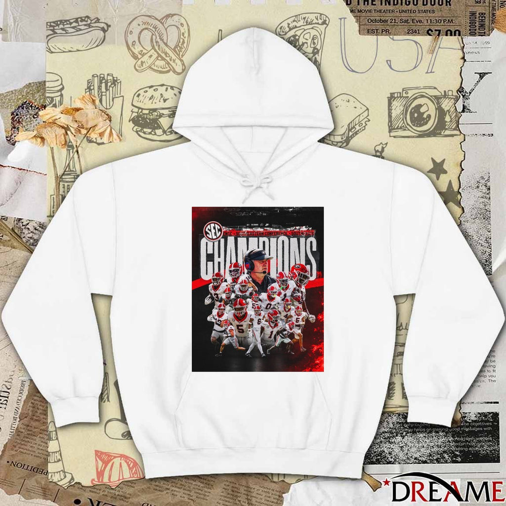 Georgia Bulldogs 2025 Southeastern Conference SEC Championship Poster t-shirt