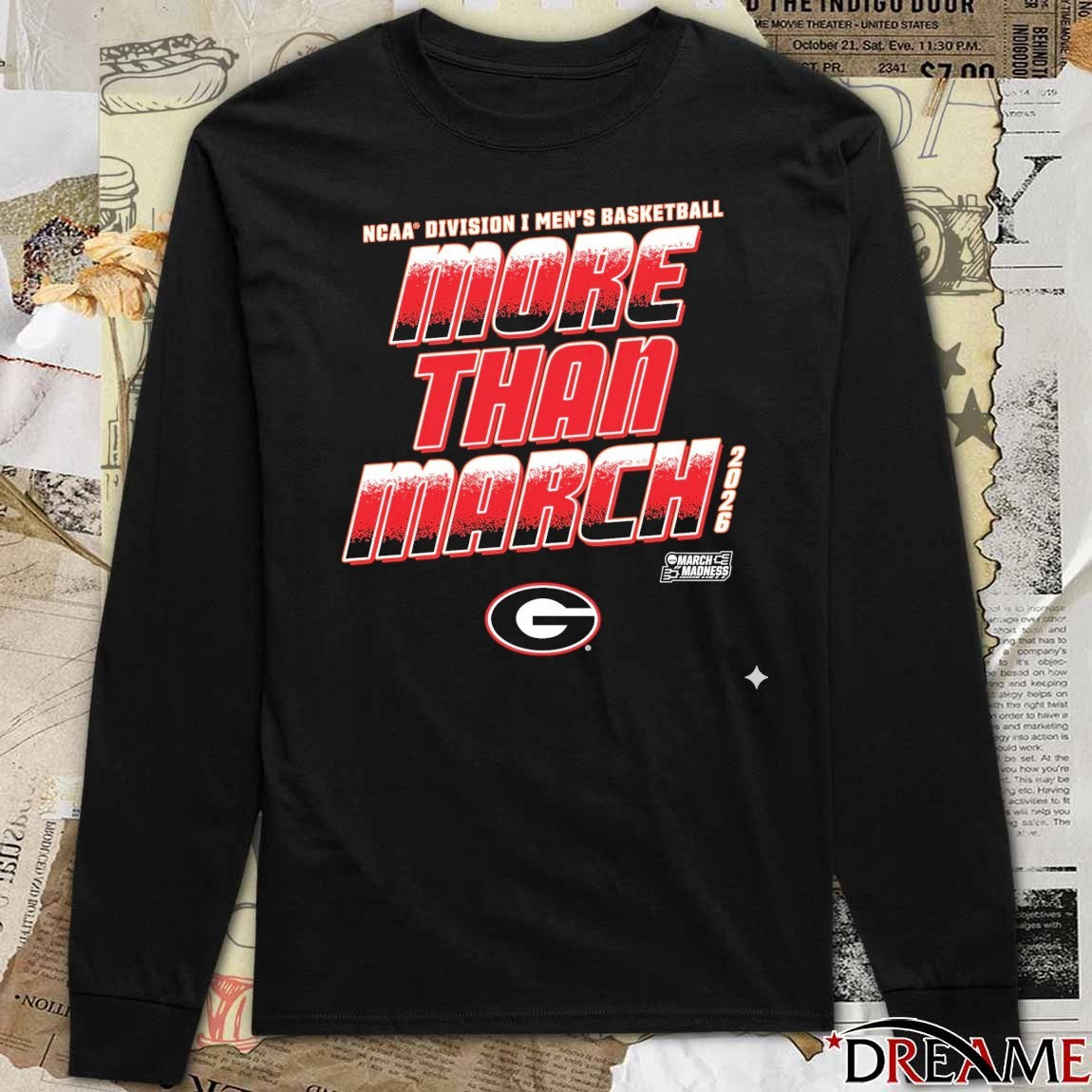 Georgia Bulldogs 2026 NCAA Division I Men’s Basketball More Than March t-shirt