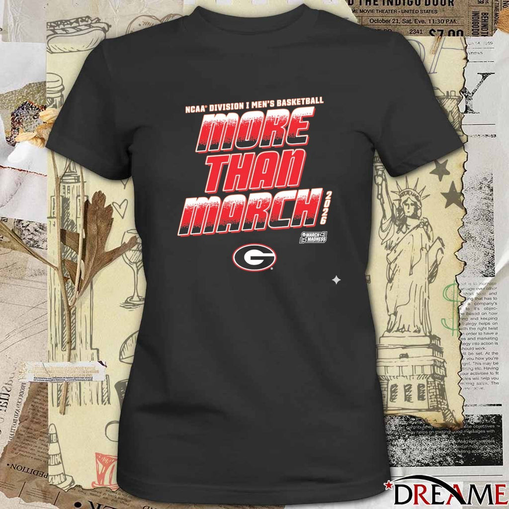 Georgia Bulldogs 2026 NCAA Division I Men’s Basketball More Than March t-shirt