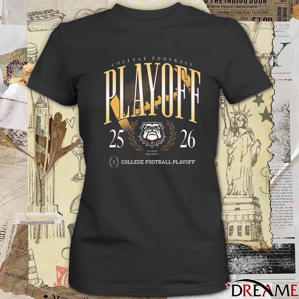 Georgia Bulldogs ’25-’26 College Football Playoff Homefield t-shirt