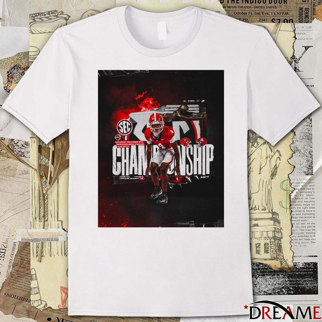 Georgia Bulldogs Southeastern Conference Championship December 6th 2025 Mercedes-Benz Stadium Poster shirt