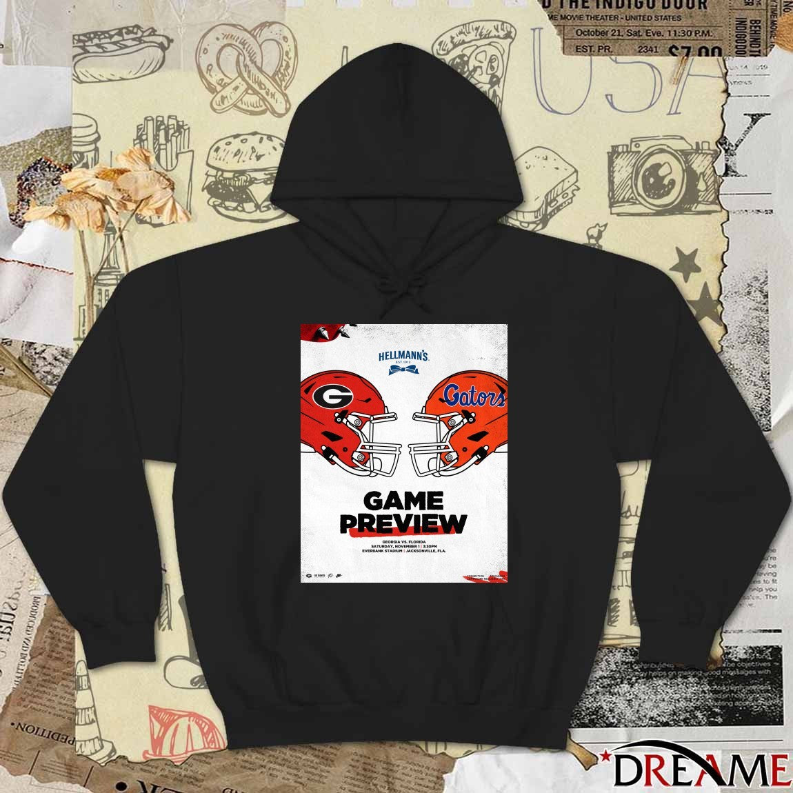 Georgia Bulldogs Vs Florida Gators Game Preview November 1 2025 Everbank Stadium Poster t-shirt