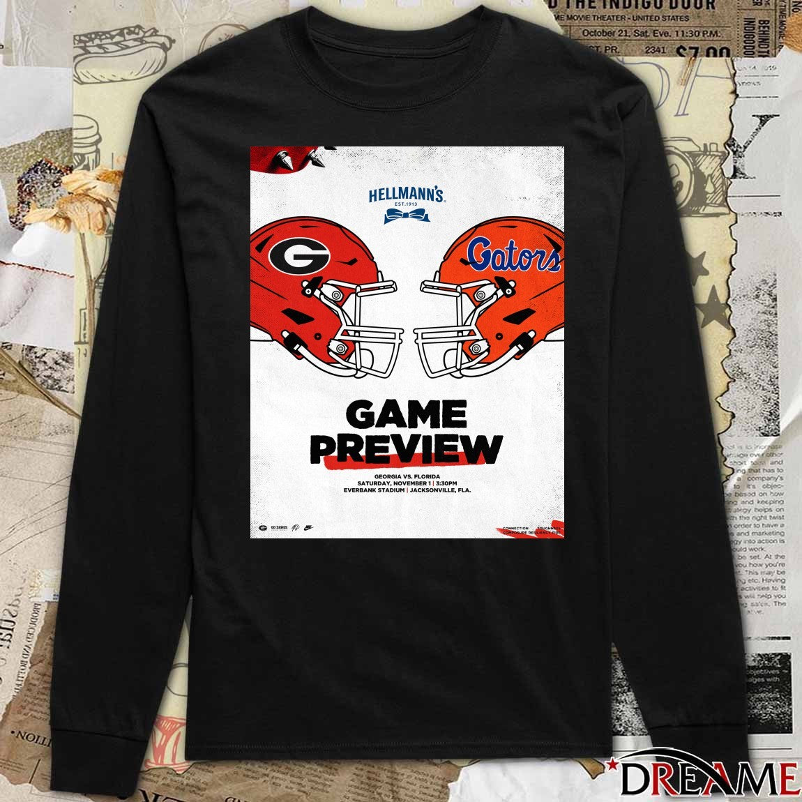 Georgia Bulldogs Vs Florida Gators Game Preview November 1 2025 Everbank Stadium Poster t-shirt