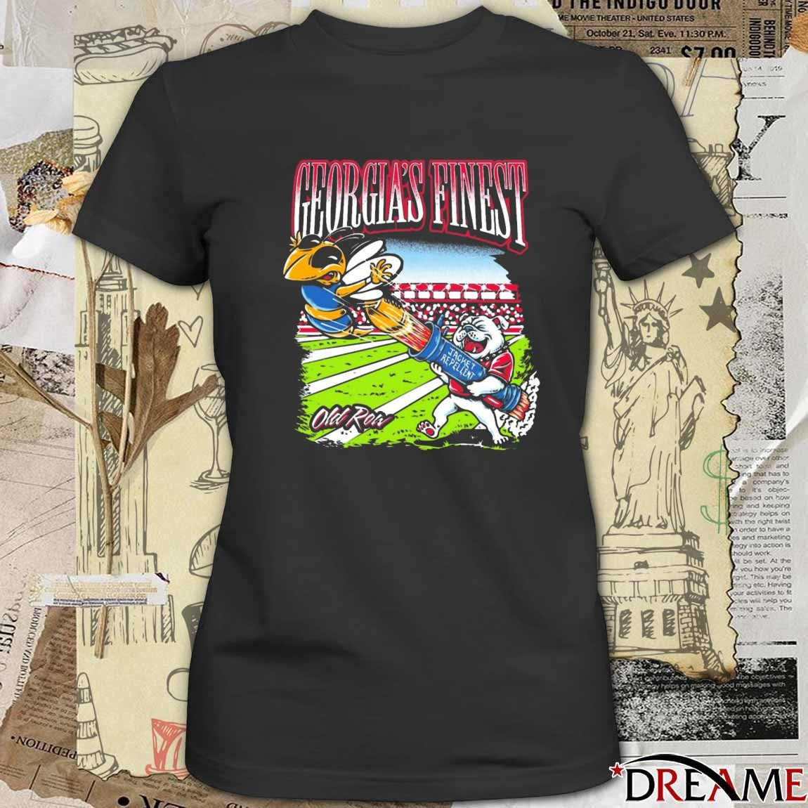 Georgia Finest Jacket Repellent Georgia Bulldogs win Georgia Tech t-shirt