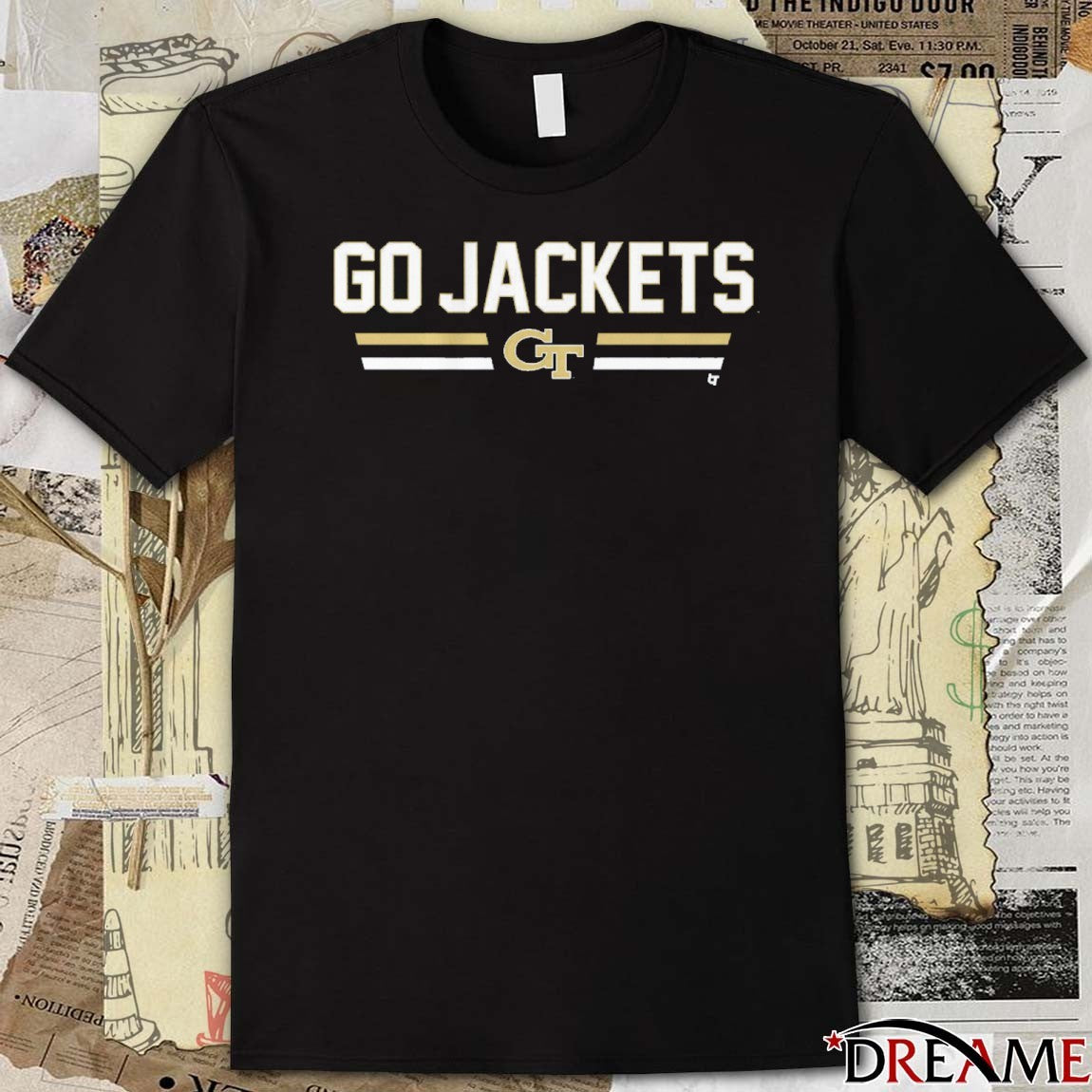 Georgia Tech Yellow Jackets Football NCAA Go Jackets 2025 t-shirt