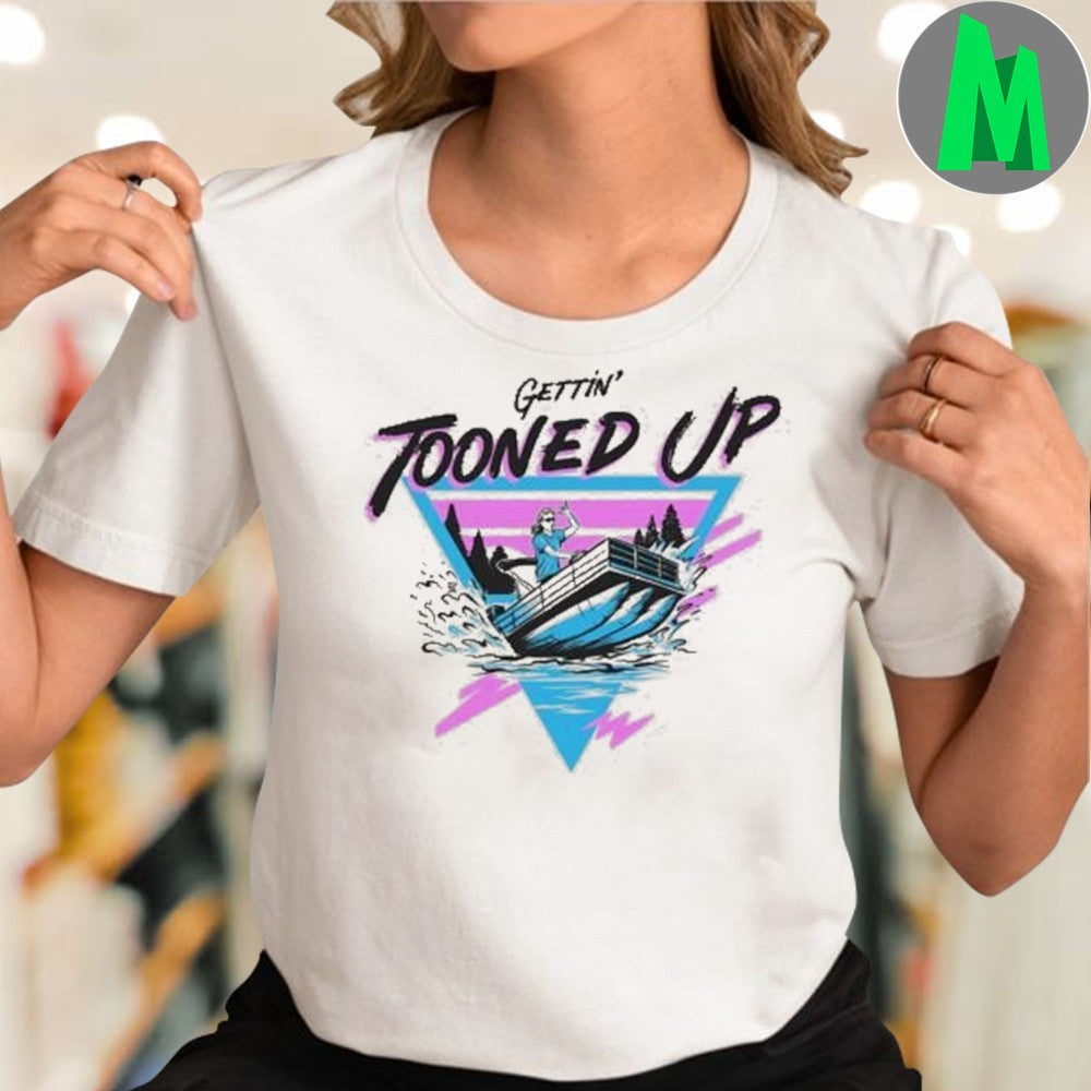Getting’ Tuned Up Boat 80s Retro Shirt