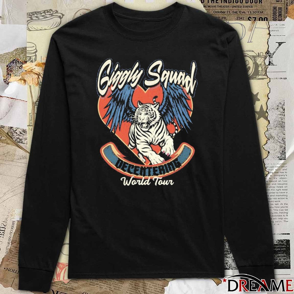 Giggly Squad Decentering World Tour 2025 t-shirt