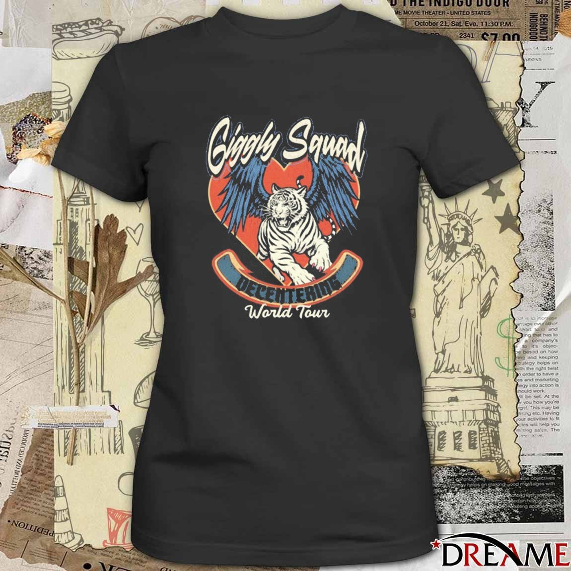 Giggly Squad Decentering World Tour 2025 t-shirt