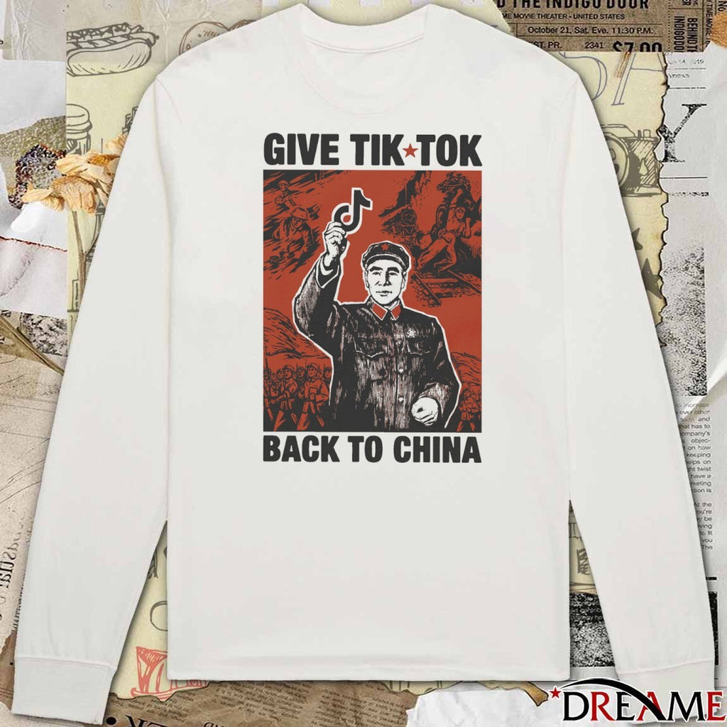 Give Tiktok Tech Back To China 2026 Design 1 t-shirt