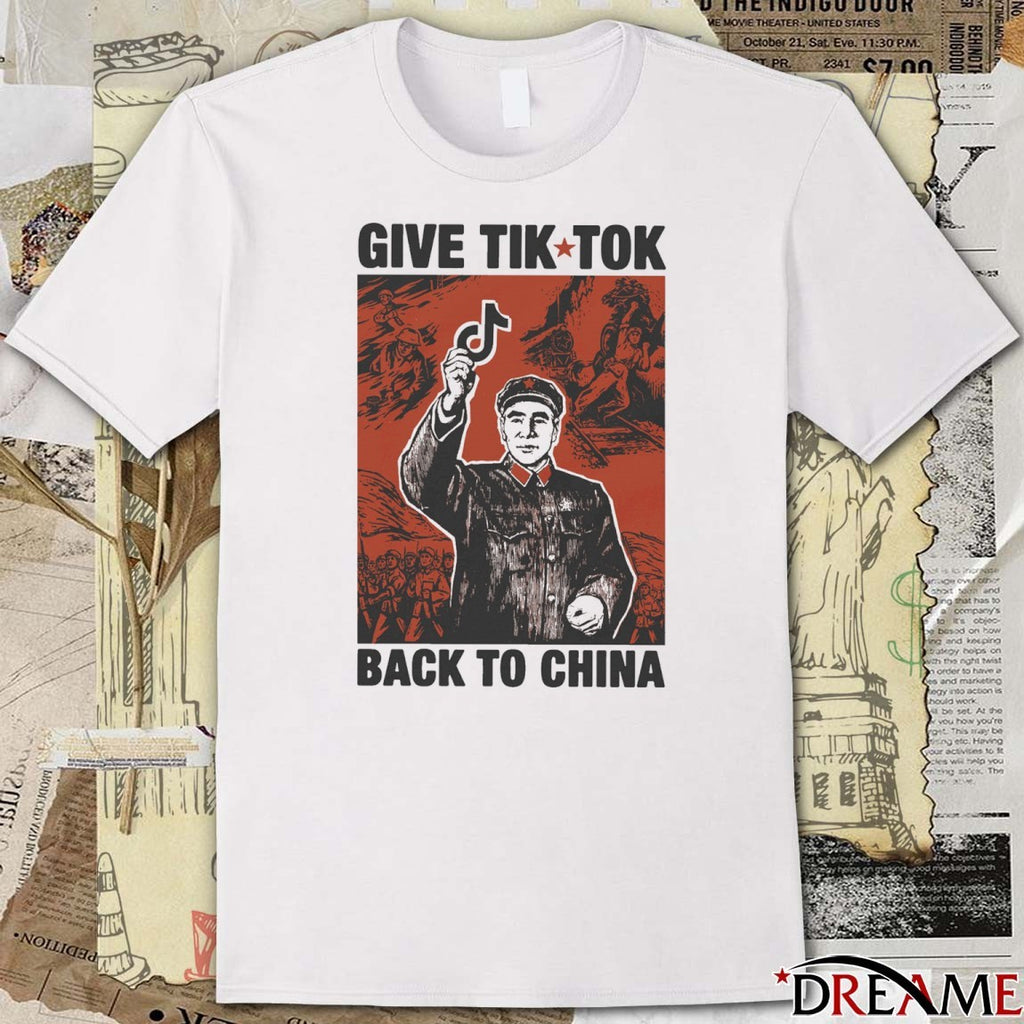 Give Tiktok Tech Back To China 2026 Design 1 t-shirt
