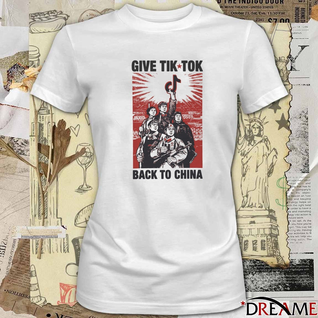 Give Tiktok Tech Back To China 2026 Design 2 t-shirt