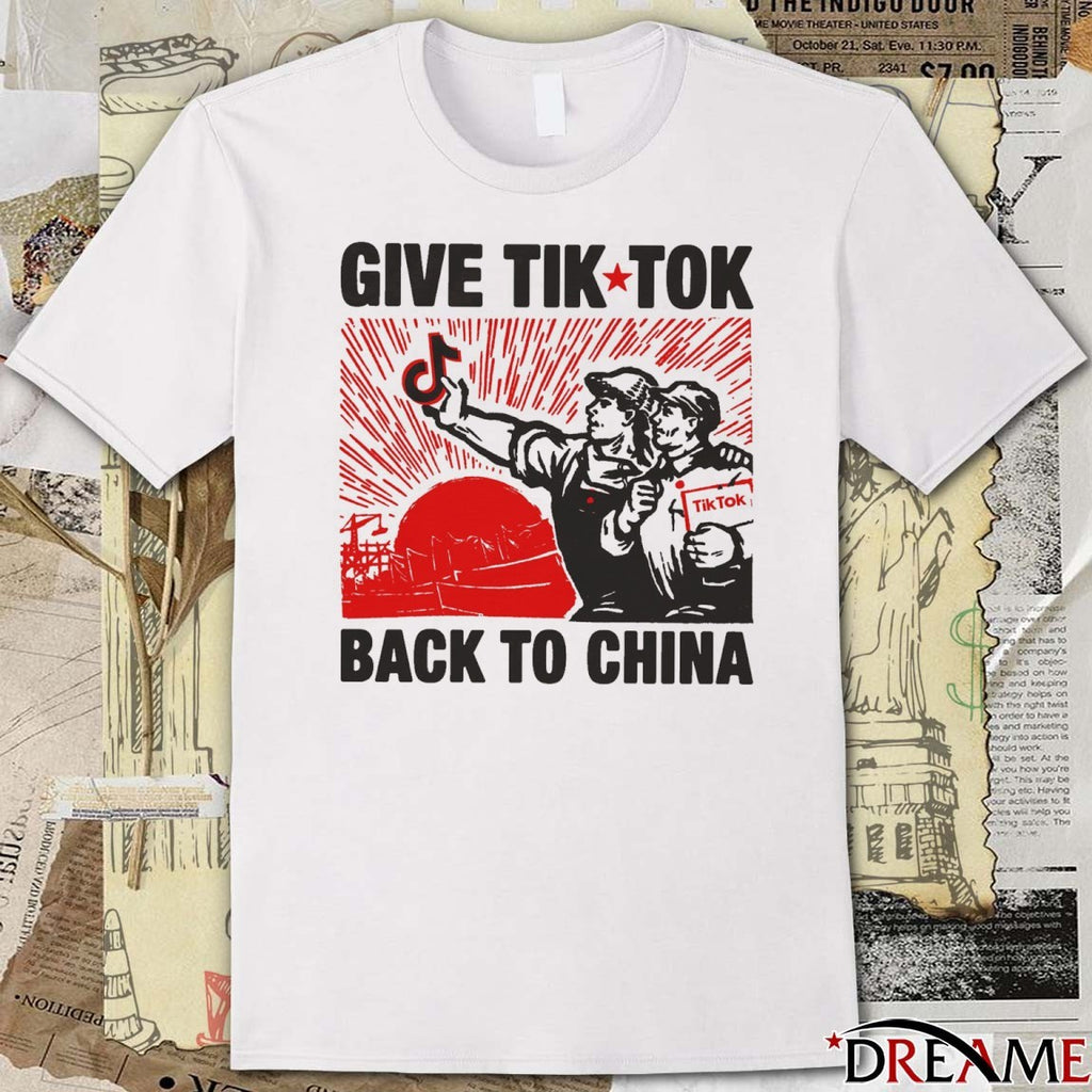 Give Tiktok Tech Back To China 2026 Design 3 t-shirt