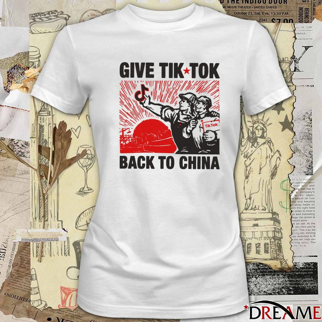 Give Tiktok Tech Back To China 2026 Design 3 t-shirt
