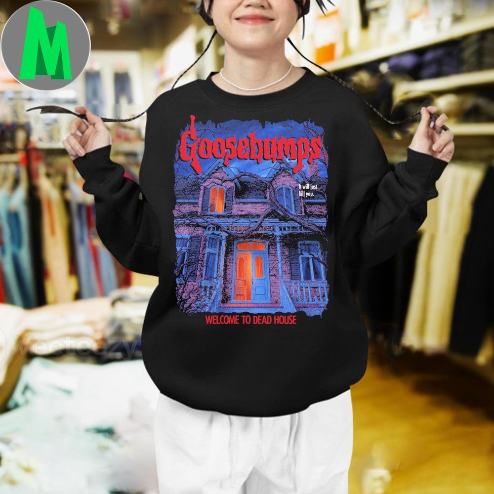Goosebumps Welcome To Dead House Horror Book Cover T-Shirt