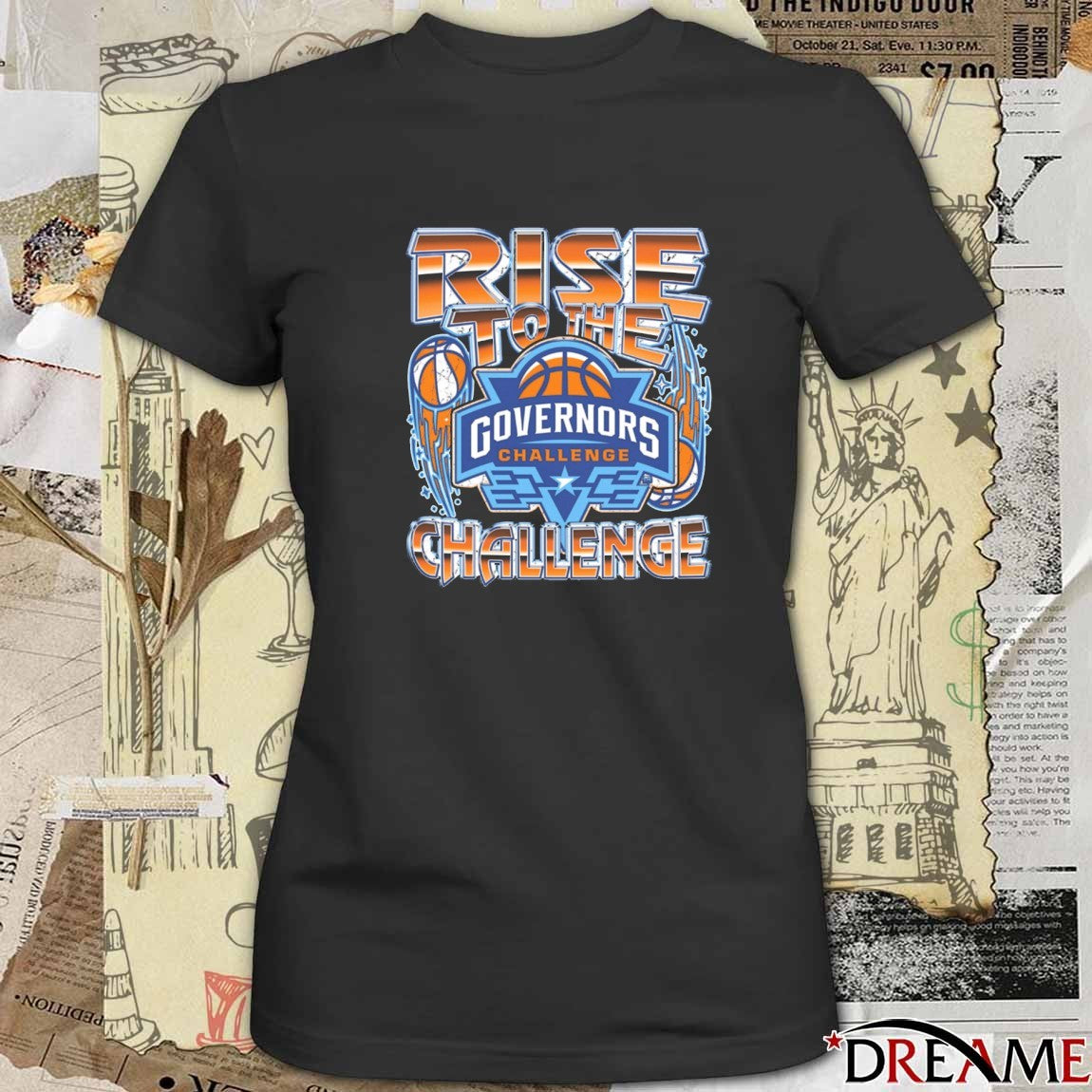 Governors Challenge basketball x Starter Rise To The Challenge t-shirt