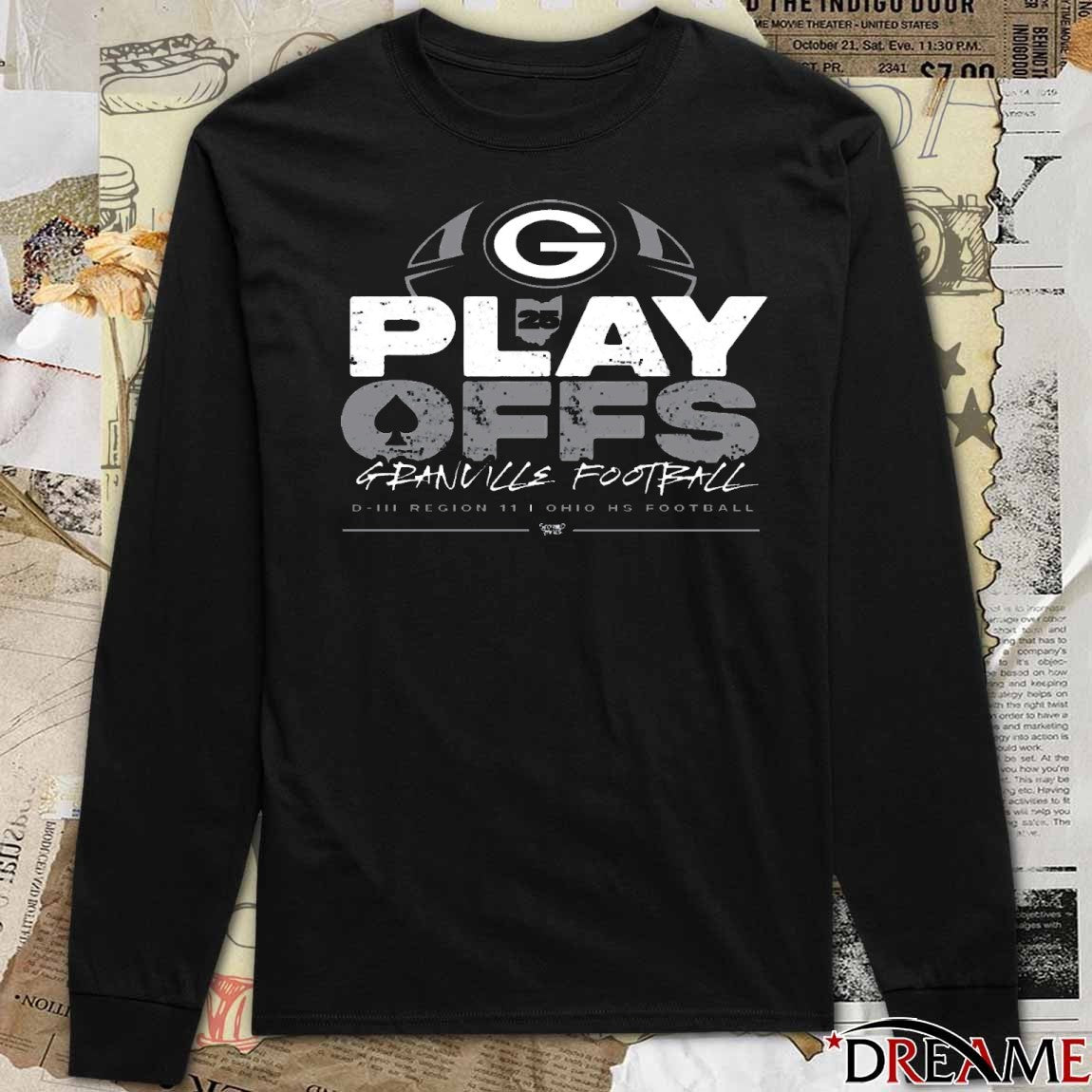 Granville Football Playoffs 2025 D-III Region 11 Ohio HS Football t-shirt
