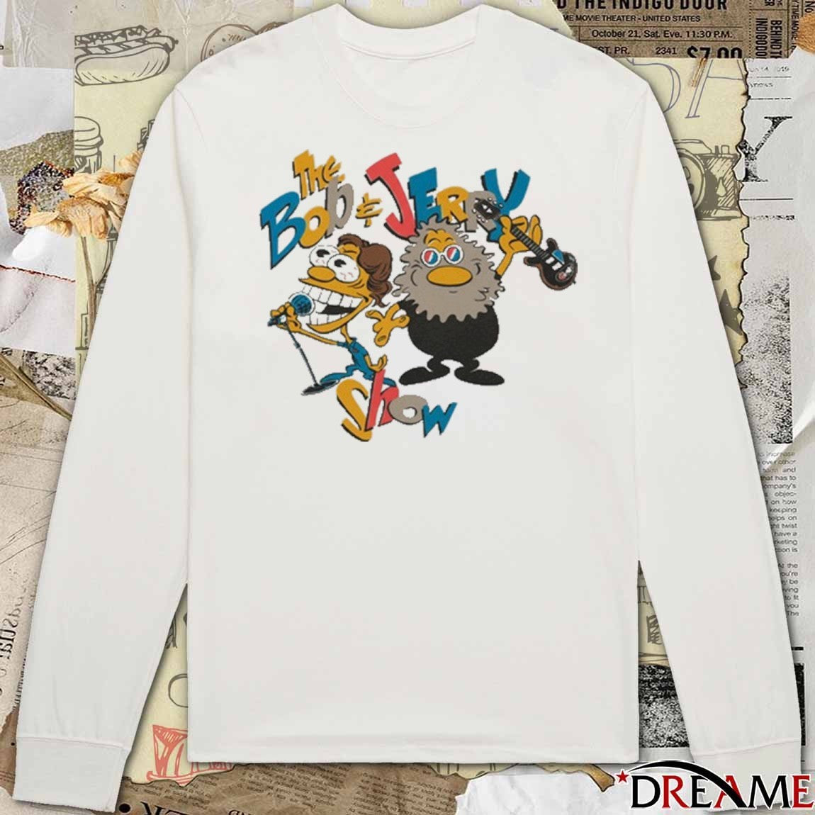 Grateful Dead 1992 The Bob and Jerry Show t-shirt